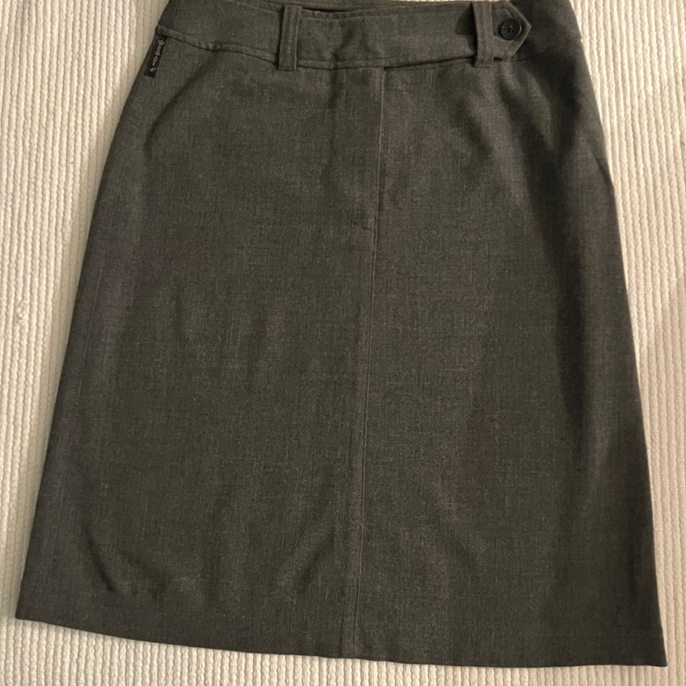 Armani Jeans Charcoal Pencil Skirt